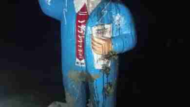 गोंडा में अंबेडकर प्रतिमा पर किसी ने फेंका कीचड़, मौके पर पहुंचे अधिकारी 1 photo 2023 08 22 17 00 44