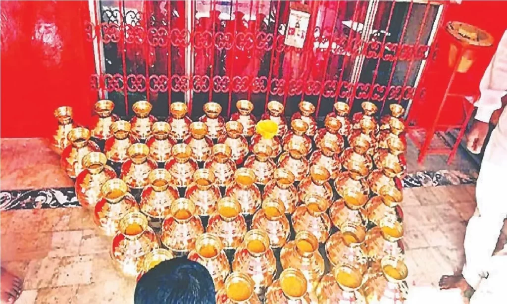 राम जन्मभूमि प्राण प्रतिष्ठा का अक्षत कलश पहुंचा गोंडा 1 1609476 ayodhya news
