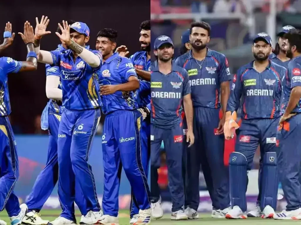 mi vs lsg live score mumbai indians vs lucknow super giants ipl 2025 t20 cricket match live score updates today 27 april 2025