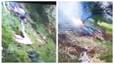 केदारनाथ से गुप्तकाशी जा रही हेलीकॉप्टर गढ़ीकुंड (सोनप्रयाग) के जंगलों में क्रैश, 7 यात्रियों की मौत का अंदेशा 1 helicopter crash 1 1749955061