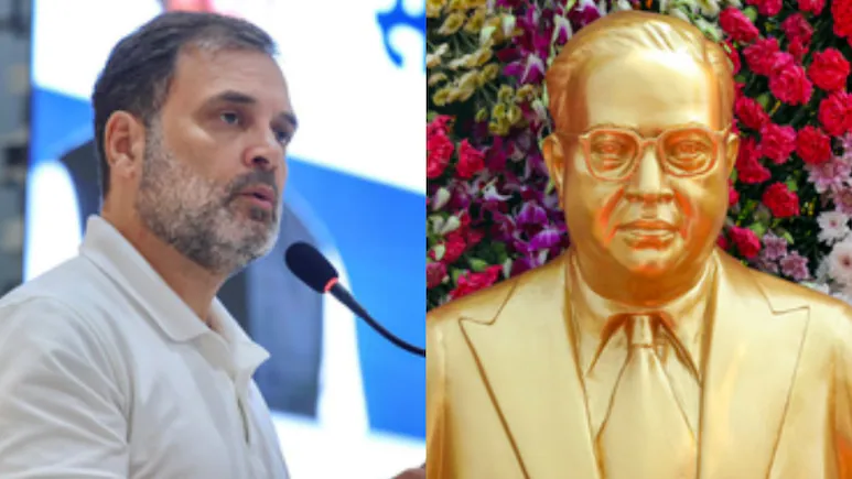 राहुल गांधी 'दूसरे आंबेडकर'? उदित राज की तुलना पर बीजेपी का तीखा हमला 1 cdt15rh rahul