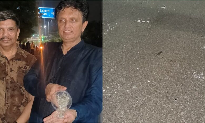 कांवड़ यात्रा मार्ग पर शीशे के टुकड़े फेंकने का मामला, CCTV में दिखा संदिग्ध, दिल्ली पुलिस ने अज्ञात के खिलाफ दर्ज की FIR 1 delhi