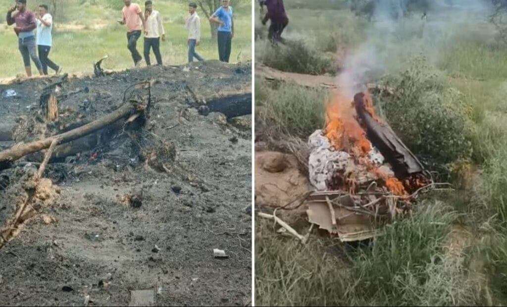 राजस्थान में वायुसेना का Jaguar विमान क्रैश, दोनों पायलटों की मौत, जांच के आदेश 1 plane1