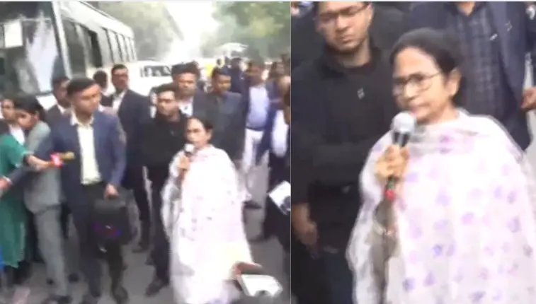 दिल्ली दौरे पर ममता बनर्जी का SIR विवाद: बंगा भवन पर सुरक्षा तनाव और बहस 1 MAMTA DELHI