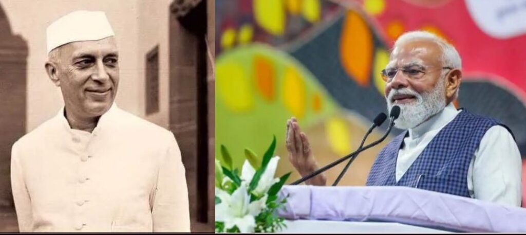 "PM मोदी के 12 साल पूरे, नेहरू का रिकॉर्ड टूटा; डोनाल्ड ट्रंप बोले- मजबूत, स्वस्थ और बुद्धिमान नेता" 1 pm modi g nehru g