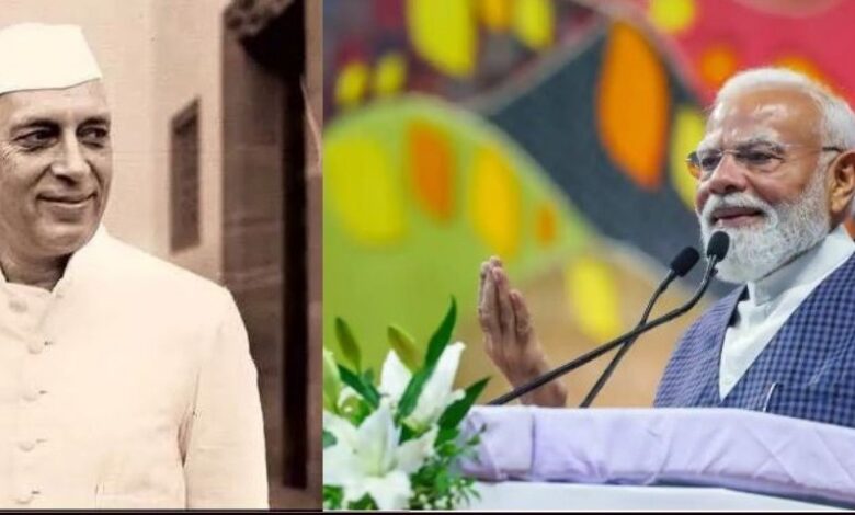 "PM मोदी के 12 साल पूरे, नेहरू का रिकॉर्ड टूटा; डोनाल्ड ट्रंप बोले- मजबूत, स्वस्थ और बुद्धिमान नेता" 1 pm modi g nehru g