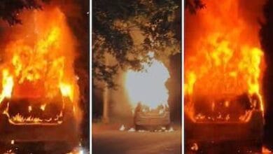 नोएडा में चलती कार बनी आग का गोला, ड्राइवर ने कूदकर बचाई जान; VIDEO आया सामने 2 images 7 14