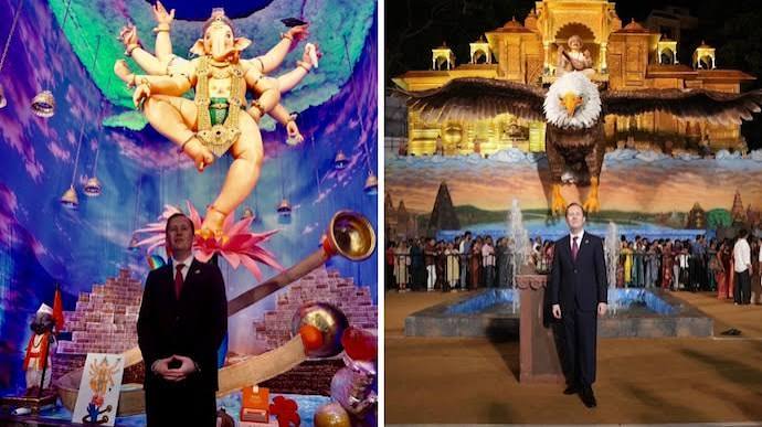 Sergio Gor Lalbaugcha Raja: लालबागचा राजा के दरबार पहुंचे अमेरिकी राजदूत सर्जियो गोर, बोले- एनर्जी को शब्दों में बताना मुश्किल 1 images 8 8
