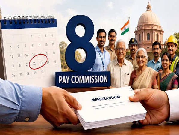 8वें वेतन आयोग की मुंबई बैठक 22-23 अक्टूबर को, आवेदन की आखिरी तारीख 10 अक्टूबर; कर्मचारियों-पेंशनर्स के लिए जरूरी अपडेट 1 images 9 8