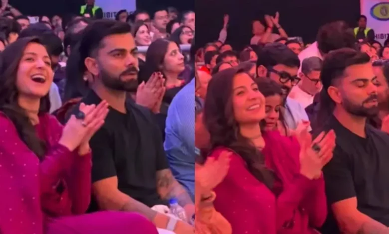 कृष्ण दास के कीर्तन में भक्ति में डूबे विराट-अनुष्का, ‘राधे गोविंदा’ का किया जाप; एक्ट्रेस के 10,900 रुपये के सूट ने खींचा ध्यान 1 new project 2026 10 26t075355 1792981459