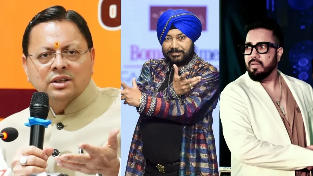 दलेर मेहंदी और सुबोध उनियाल के विवाद में CM धामी की एंट्री, मीका सिंह ने की माफी की मांग 1 uttarakhand daler mehendi